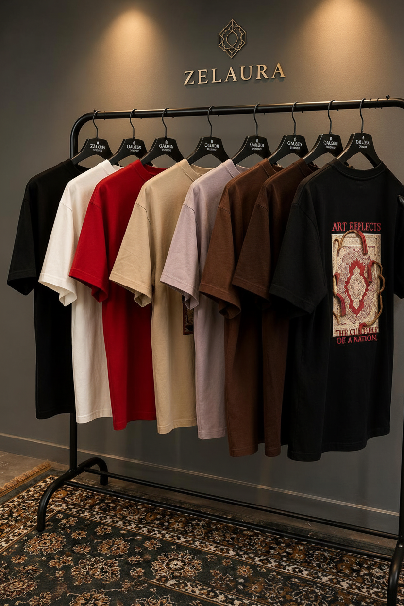 ZELAURA Studio Tee Rack